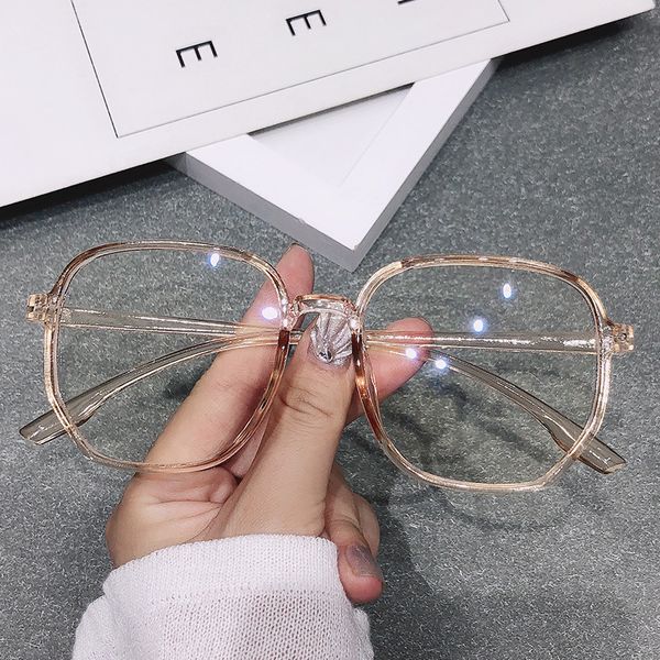 

men oversized anti finished women myopia glasses blue light blocking eyeglasses transparent eyewear 0 -0.5 1.0 2.0 3.0 4.0 5.0