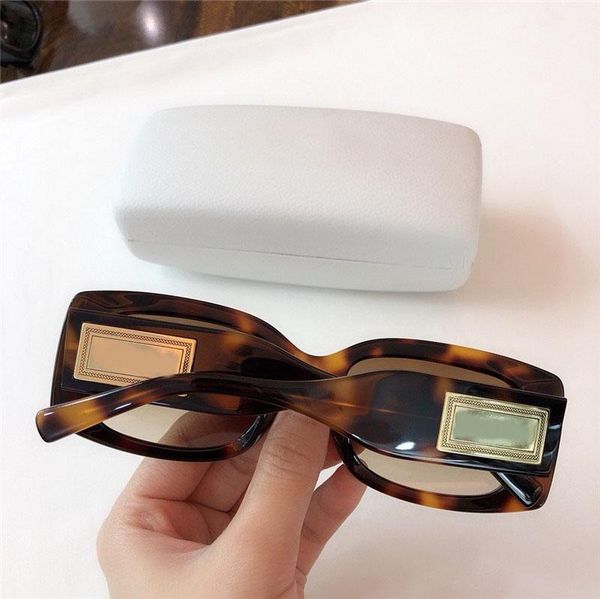 

new fashion designer sunglasses 4377 simple square frame popular generous outdoor summer protection uv400 wholesale eyewear with case, White;black