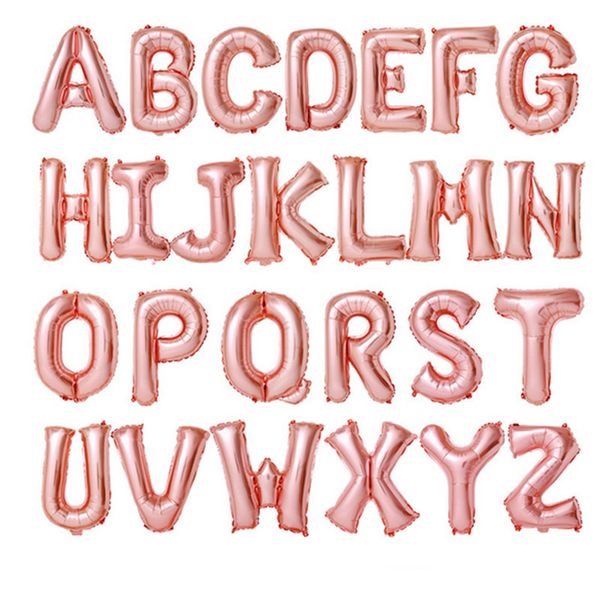 

18 inch foil alphabet letters a-z balloons 2021 new year valentine's day float balloon wedding happy birthday party decor kids toys e12