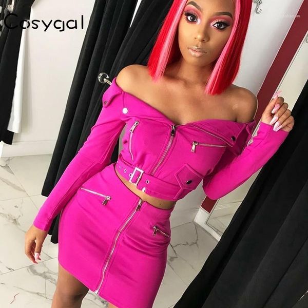 

autumn winter women casual dress long sleeve crop high waist zippers bodycon dress off the shoulder pencil1, Black;gray