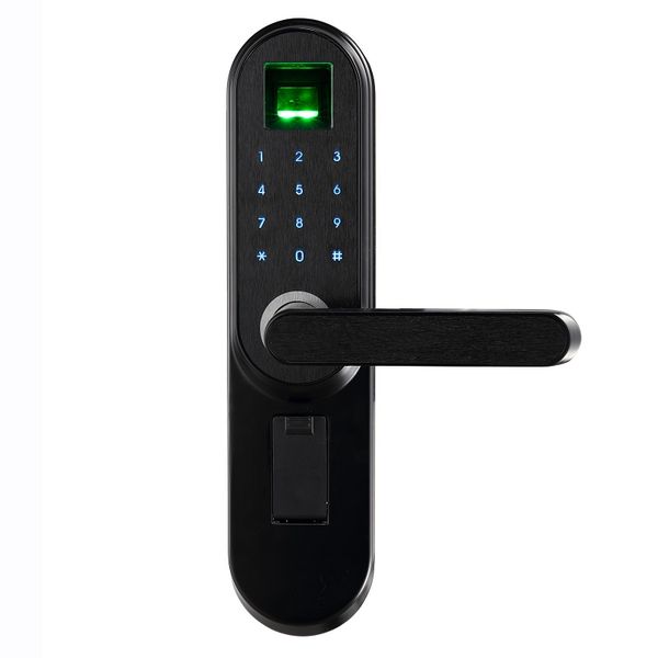 

biometric fingerprint electronic lock, code, touch screen digital password smart door lock key ak01