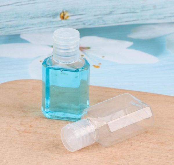 

30ml hand sanitizer pet plastic bottle with cap clear square shape bottle for cosmetics disposa jllzrc fight2010