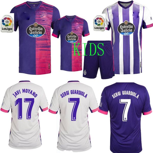 

2020 2021 real valladolid soccer jersey home away 20 21 óscar plano sergi guardiola weissman toni villa men kits kids kits football jerseys, Black;yellow