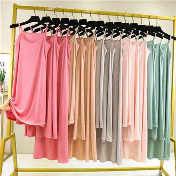 

womens suspender dress spring summer slim inner bottoming female soft 80 to 90 to 110cm long under dress, Black;gray