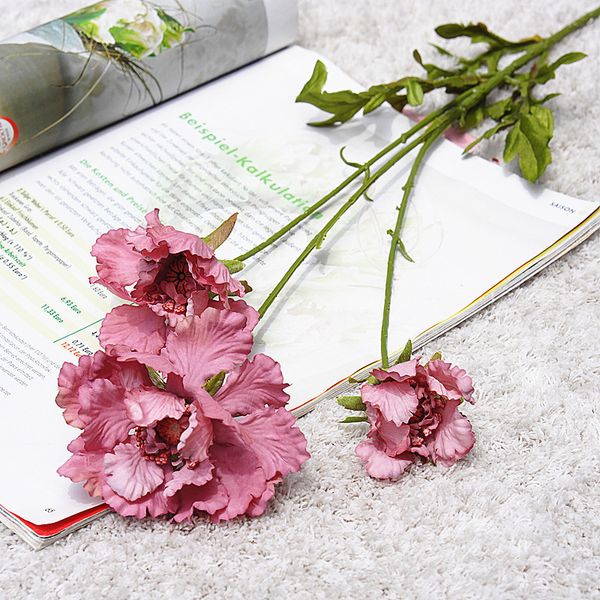 

diy simulation flower single branch manual popular flowers high grade fashion home furnishing decorate selling 3 7hz j1