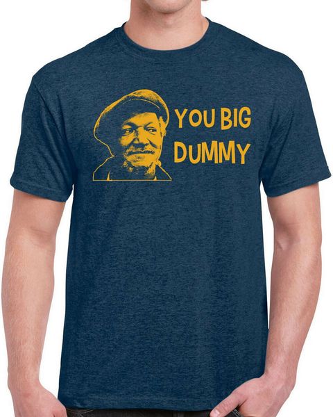 

627 вы big dummy топы tee футболка redd смешной tv show foxx sanford sons винтаж прохладный подарков личность футболка спортивная с капюшоно