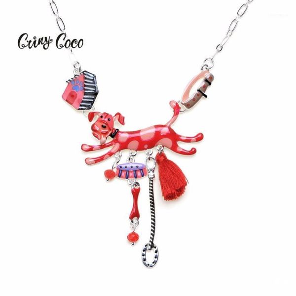 

pendant necklaces red dog necklace chain collar chocker & pendants women's clothing accessories girls party wedding jewelry 1, Silver