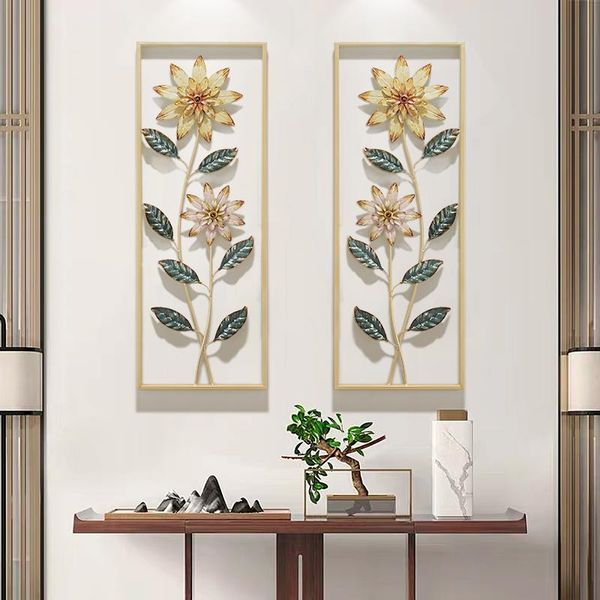 

decorative objects & figurines american wall decoration creative flowers hanging dwalkway metal aesthetic room decor