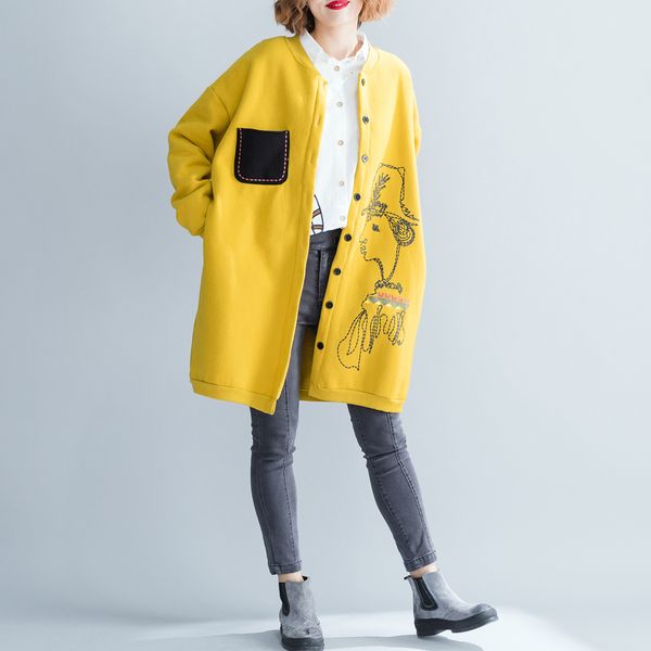 

2021 new autumn fashion female casual winter cotton and velvet solid jackets women's coat h00105, Black;brown