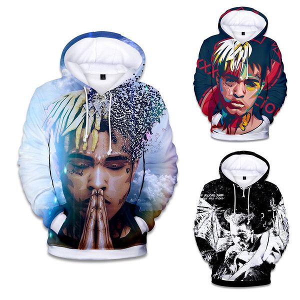 

7 colour xxs-4xl revenge 'kill' hoodie - mens black w/ red print - xxxtentacion bad vibes forever hoodies sweatshirts