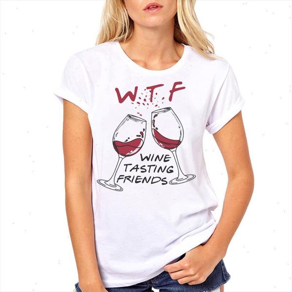 

women clothes wine tasting friends letters beer wine summer print ladies woman harajuku punk tee shirt t female t shirt, White