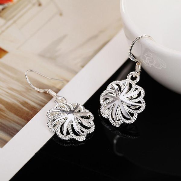 

wholesale cute lady for women silver color earrings party gift girl fashion classic jewelry charms wedding le013 h sqccvn, Golden