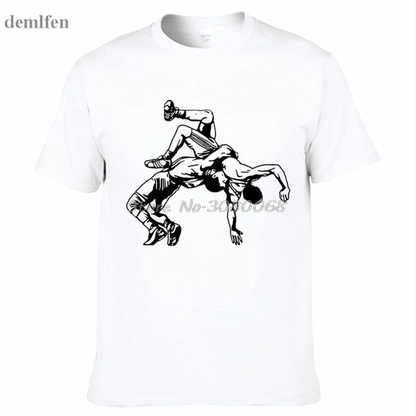 

спорт смешного printed men t shirt новой борьба муай тай тенниска вскользь o-образный вырез с коротким рукавом хлопок tshirt моды тис топы