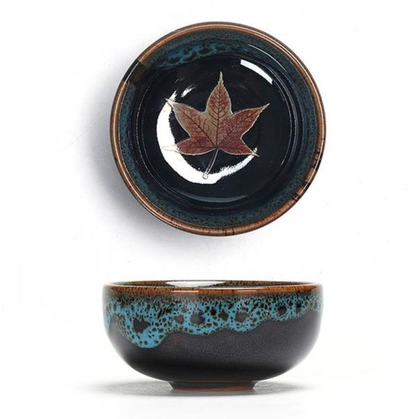 

80мл керамическая чашка чая flow глазурь чайный набор чашки tazas de ceramica creativas china tea cup i033 bbyeto wrhome