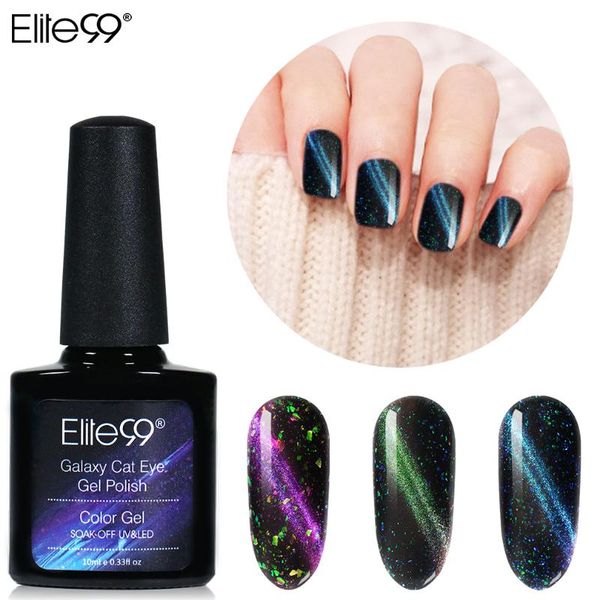 

elite99 10мл galaxy cat eye gel польский замочить от уф led гель лак для ногтей долговечны блеск кошачий глаз лак маникюр ногтей, Red;pink