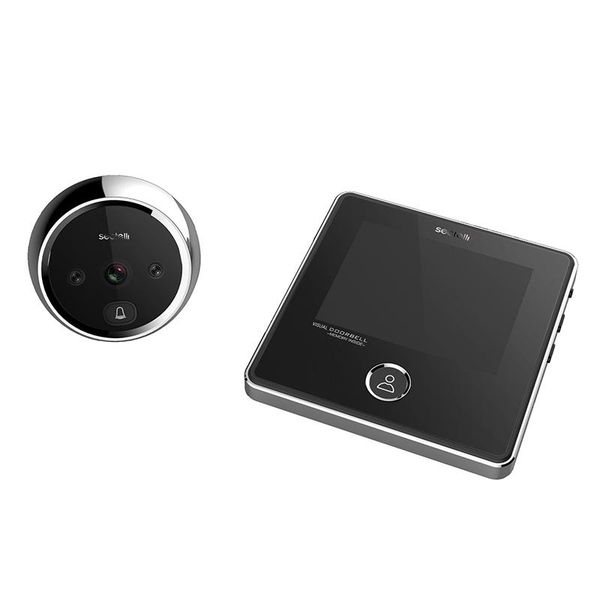 

120 degree peephole camera ir night vision doorbell security door viewers