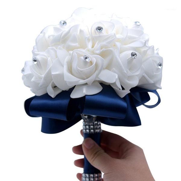 

decorative flowers & wreaths wedding holding bouquet supplies pe bridesmaid foam simulation artificial floral decoration bride flower1