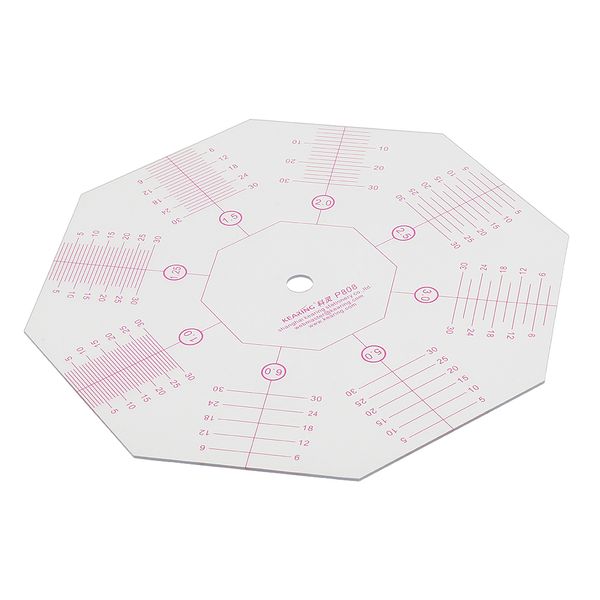 

octagon plastic patchwork quilting tailor drawing templates sewing ruler tools 15.8x15.8cm