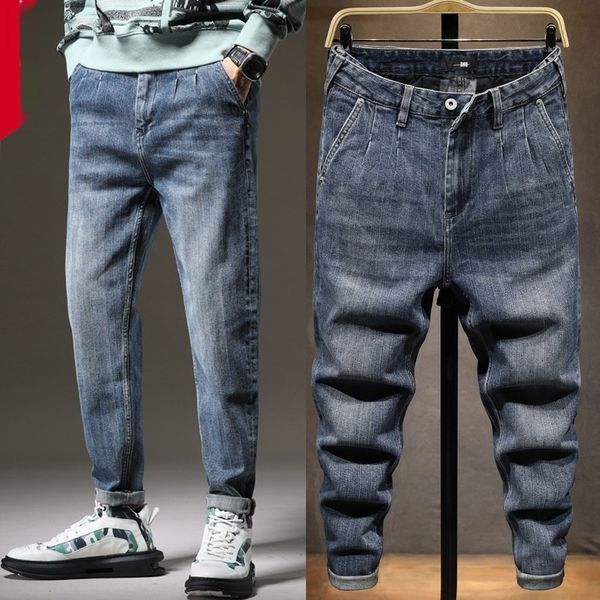 

zxxpl лидирующий в корейском стиле комбинезоны мужские и узкие джинсы jeansmen тонкая посадки осенью и зимой т комбинезон стрейч джинсы модн, Blue