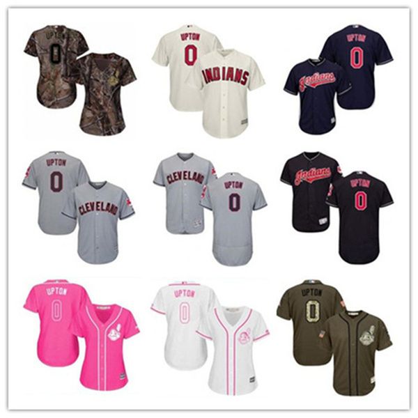 

custom cleveland indian leave name number 0 b.j. upton baseball jersey men women youth jerseys, Blue;black