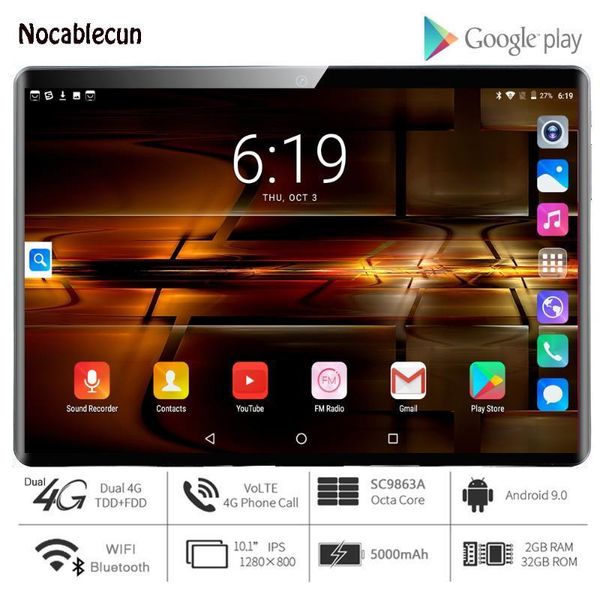 

2020 global version 10 inch octa core tablet 2+32gb rom 4g lte tablets dual sim card wifi android 9.0 3g tablet 10.11
