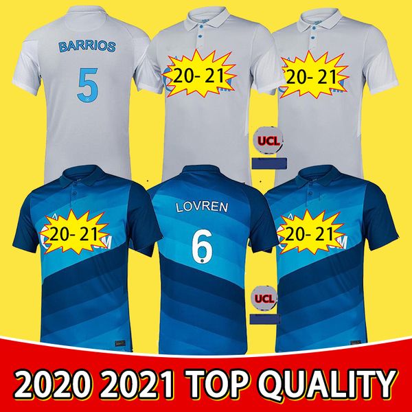

zenit soccer jersey home blue 20 21 men away grey soccer shirts customized football uniforms, Black;yellow