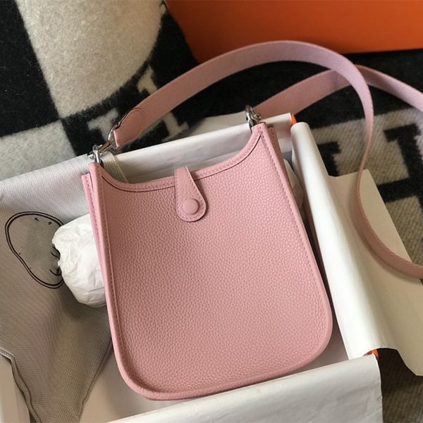

ermes cosmetic bag mini eveline 18cm togo leather shoulder bag messengerbag