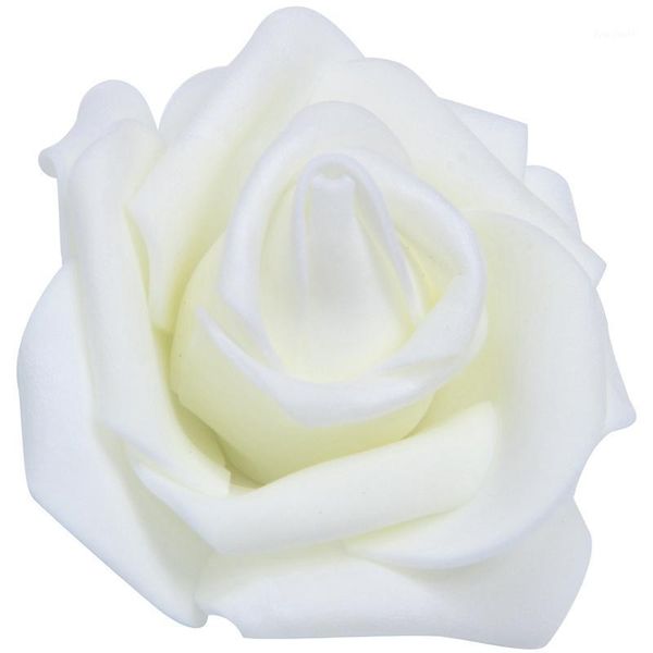 

50x foam roses artificial flower wedding bride bouquet party decor diy champagne1