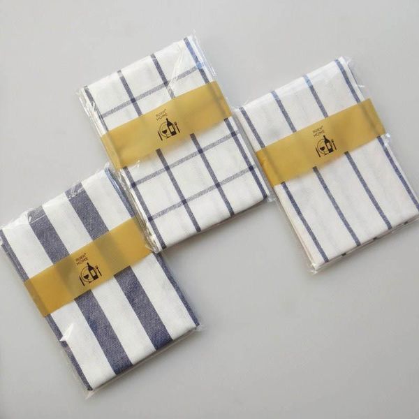

napkin cloth japanese yarn-dyed fresh pure cotton mat table mat cloth napkin fashion simple l pendant p background cloth