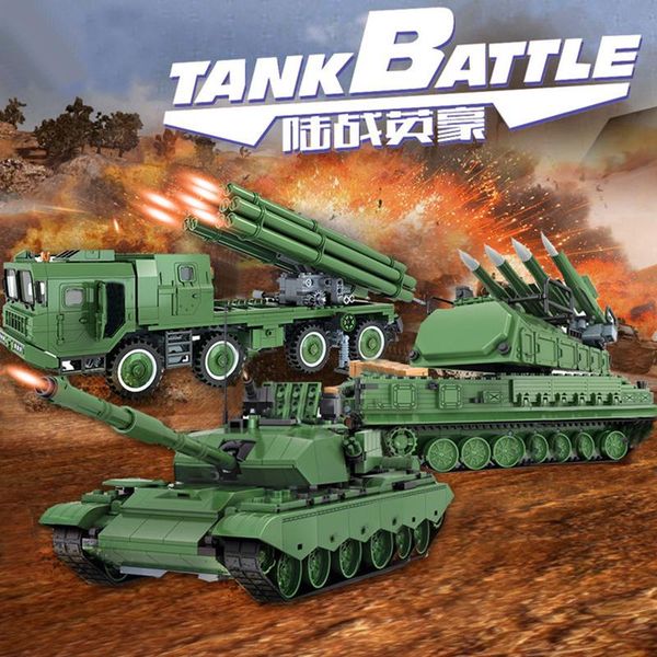

qwz new military series battle tank aircraft missile ship model toys building blocks bricks for kids gifts yxliyz rimmer