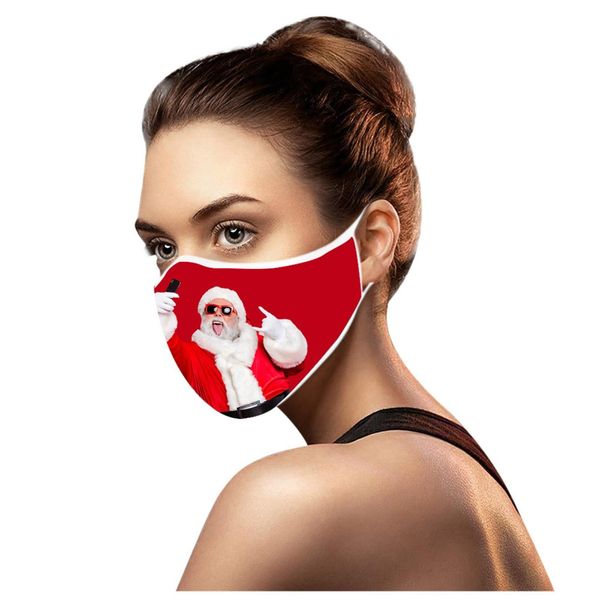 

washable merry christmas mask funny fabric mouth cover reusable for women dustproof face mask new years gift 127 wmttky xhlove