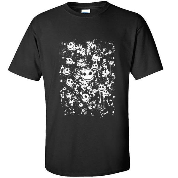 

nightmare before christmas jack halloween skull birthday classic short sleeve sweatshirt sport hooded sweatshirt hoodie men t shirt