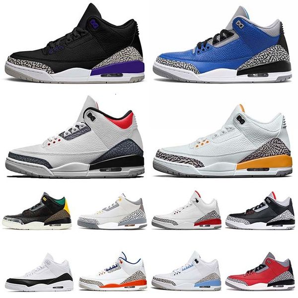 

fashion jumpman 3 mens basketball shoes 3s iii satin\r\r black cement tinker trainers animal pack eur 47 sneakers, White;red