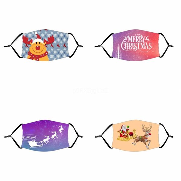 

cartoon mask fashion anti fog dust wind face mask warm beard teeth bear print mouth masks party mouth mask#606, Black