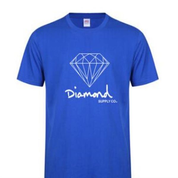 

short-sleeve summer printed skate shirts t new hip co diamond supply male cotton tees mens brand fashion hop sport clothes glltu, Black