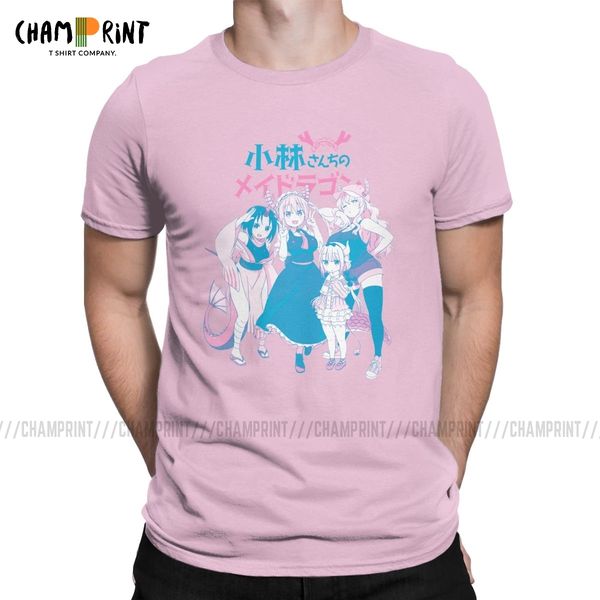 

men kobayashi san chi no maid dragon humorous tees short sleeve anime round collar gift idea sport hooded sweatshirt hoodie men t shirt