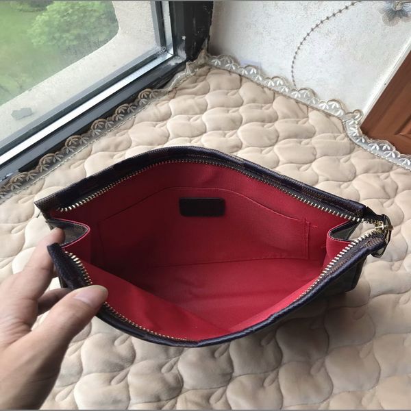 

new hand bag travel toiletry pouch 26cm protection makeup clutch women leather waterproof cosmetic bags for women w
