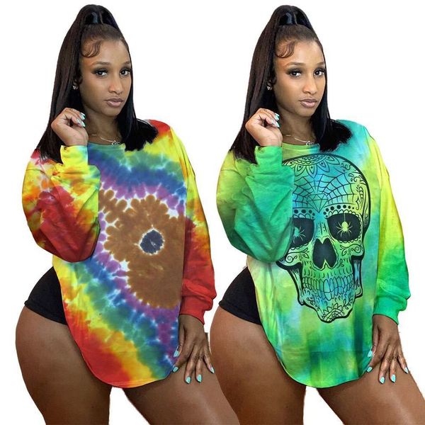 

new style sweatshirt print casual long sleeve women tshirt