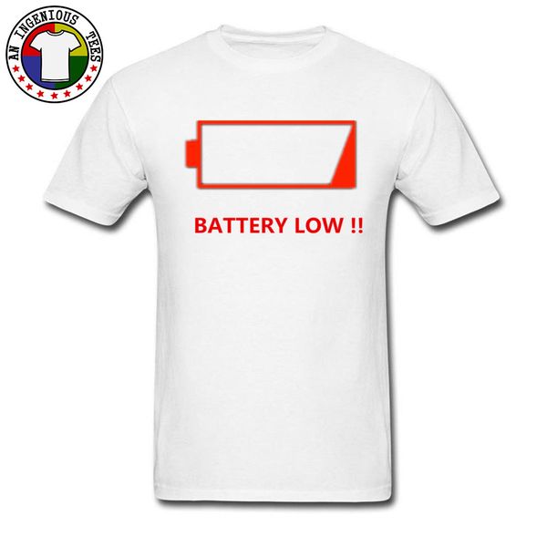 

round collar men's white tshirt battery low pure fitness simple style short sleeve custom image hooded sweatshirt hoodie men t shirt