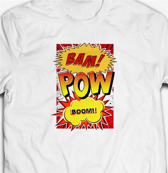 

bang pow boom comic book vintage retro funny mens t shirt tee shirt casual printing tee shirt sport hooded sweatshirt hoodie