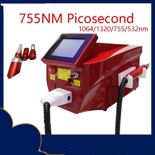 

professional laser hair removal machines nd yag laser q-switched picosecond laser tattoo removal skin whitening beauty instrument, Black