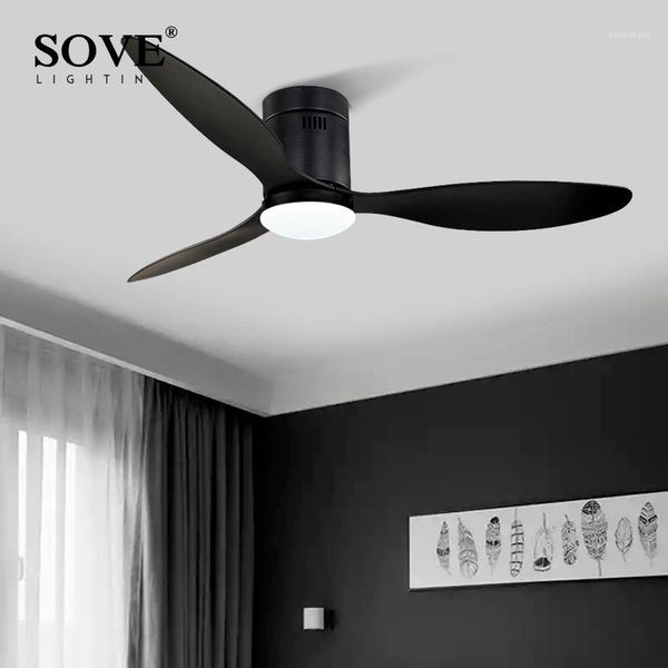 

sove dc motor led industrial village ceiling fans with lights without lights with remote control ventilador de techo 220v 110v1