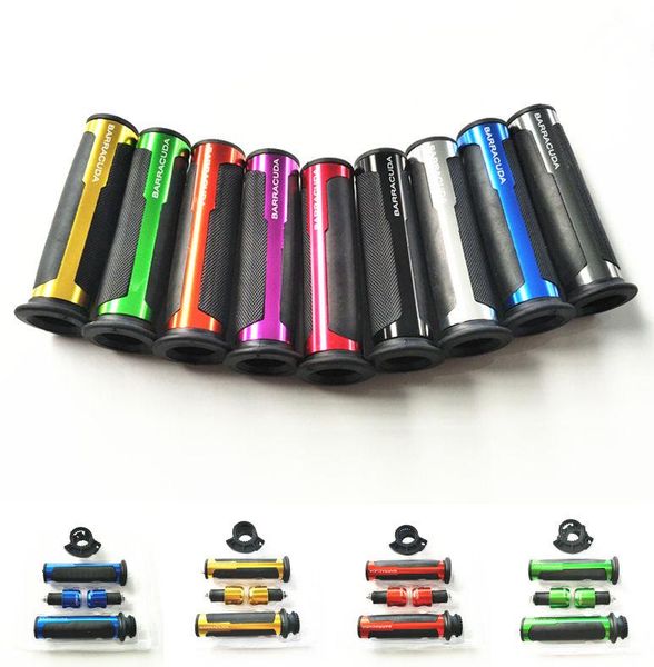 

7/8 "22mm universal road & racing cnc aluminum for barracuda motorcycle handle bar caps / handlebar grips for zx6r zx10r