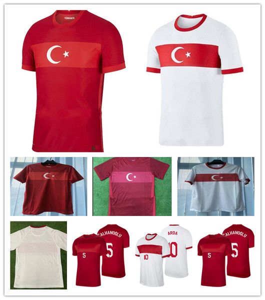 

men 2020 turkey national team mens soccer jerseys celik demiral ozan kabak calhanoglu yazici home away football shirt, Black;yellow