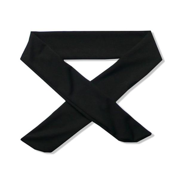 

sweatband sport tie back headband dhl 18 color in stock, Yellow;black