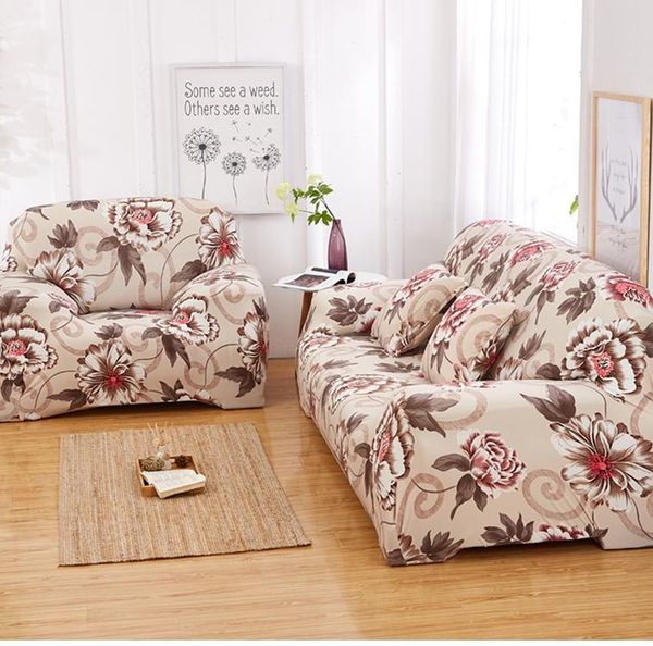 

single two three four seat peony sofa cover for living room couch cover sectional corner sofa slipcover cover chair protector wmtwpy