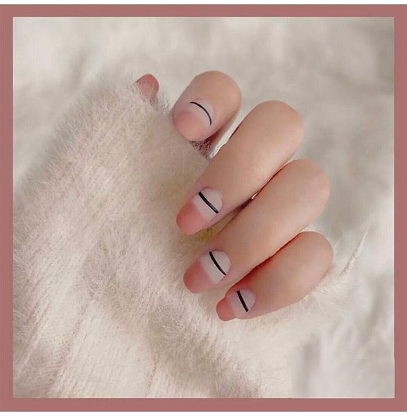 

false nails press on nail tips supplies for professionals medium length, Red;gold