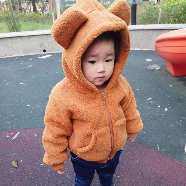 

new coats for baby boy and girl fleece hooded thickness autumn winter newborn jacket baby coat 8bb026 1029, Blue;gray