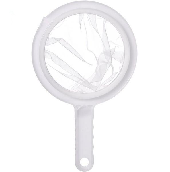 

120/200/400 mesh kitchen ultra-fine mesh strainer kitchen nylon mesh filter spoon suitable for soy milk coffee milk yogurt