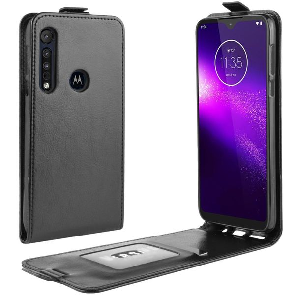 

for motorola one macro g8 play crazy horse vertical flip leather protective case